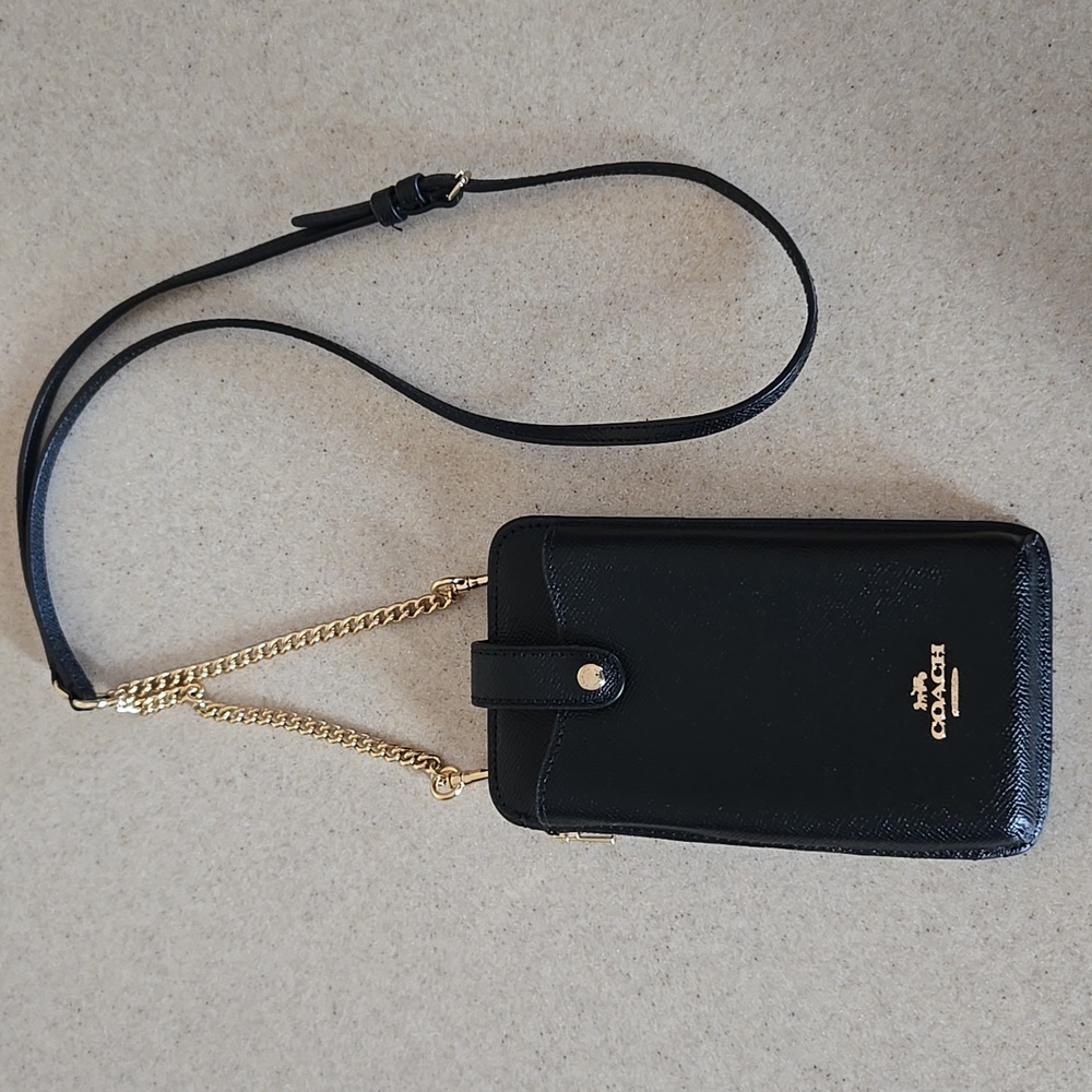 Coach crossbody phone purse